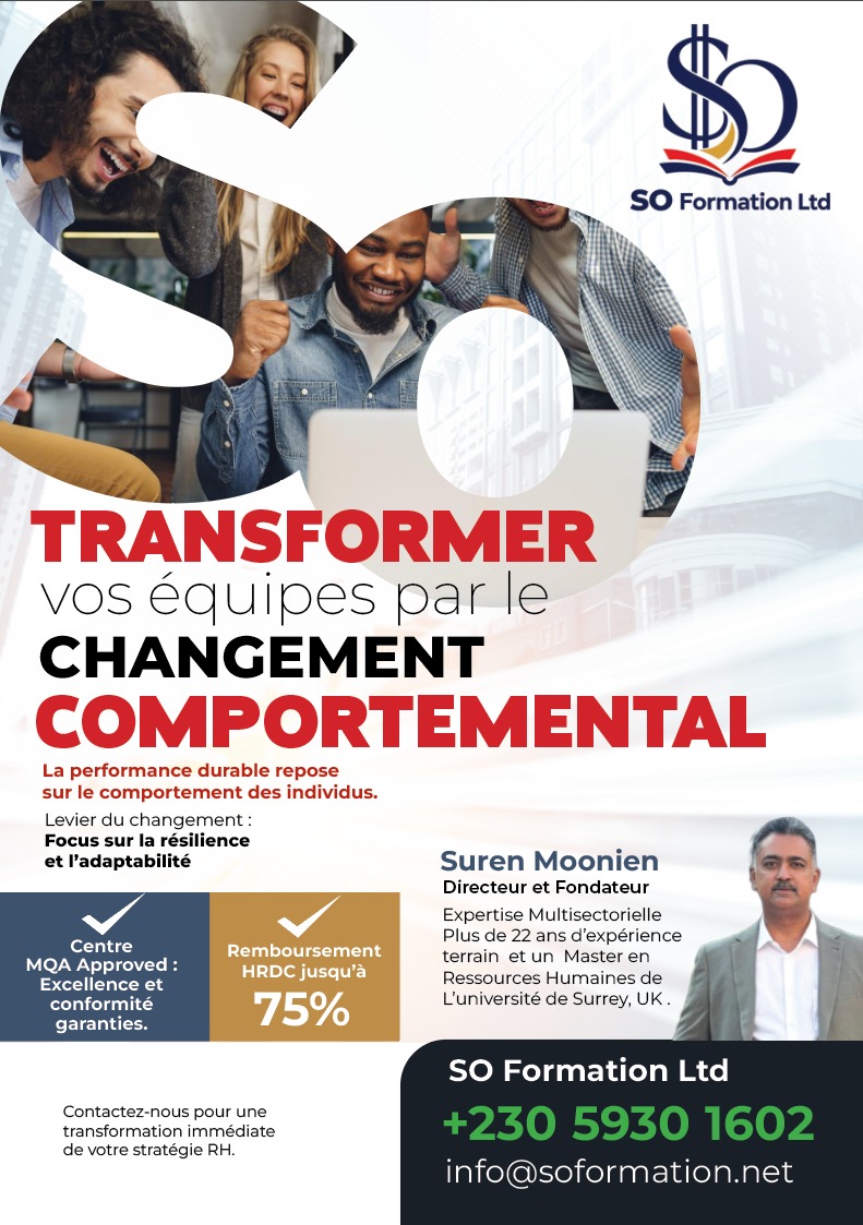 SO Formation Ltd newsletter about behavioural change