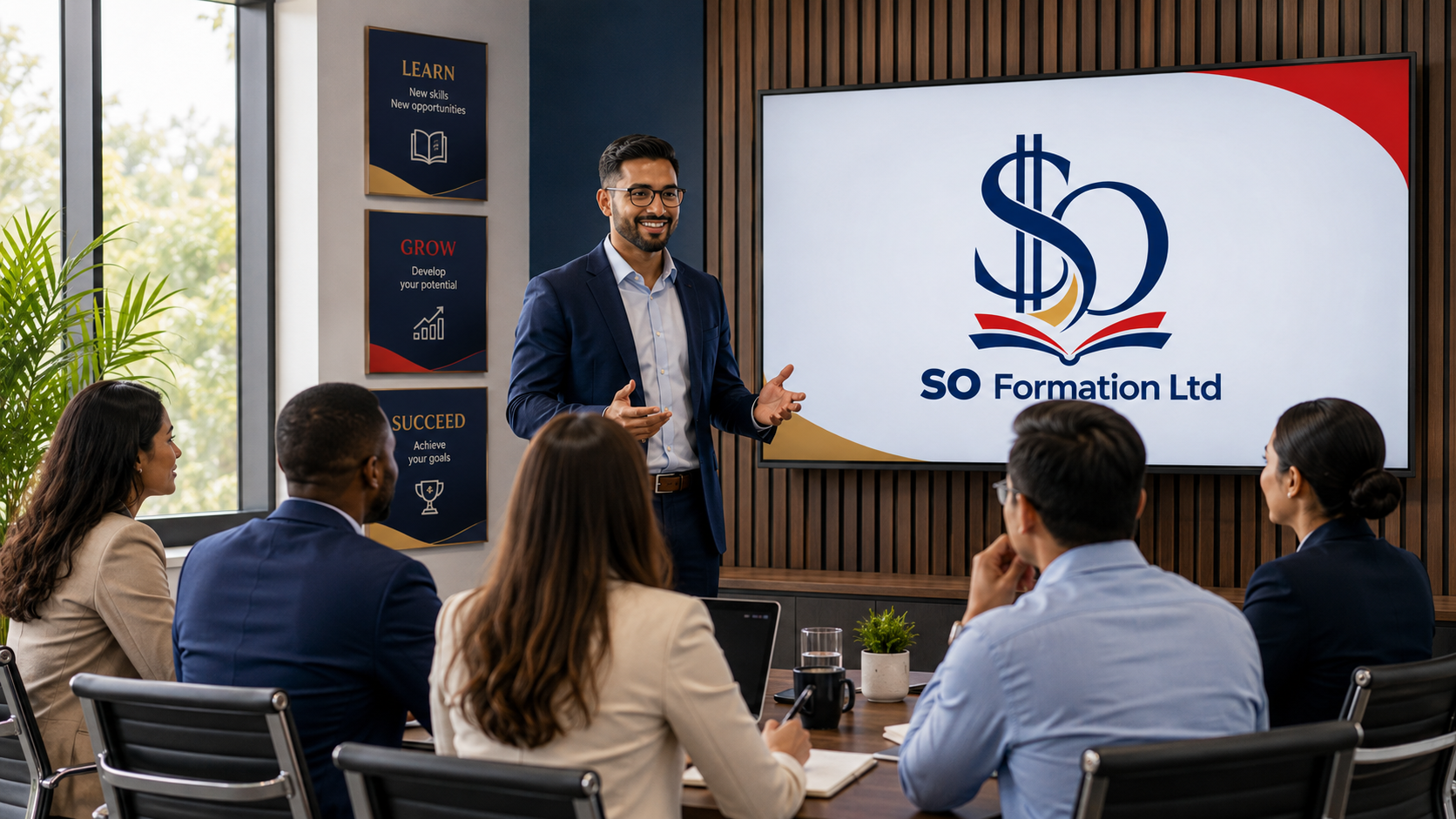 Professional corporate training session
